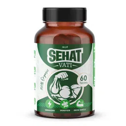 divya shree "Sehat Vati – Ayurvedic Weight Gain Tablets | Increase Metabolism & Energy Booster | 100% Ayurvedic Formula for Healthy Weight Gain | Pack of 60 Tablets" image 1