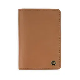 ethik Natura Vegan Leather Wallet for Men 7 Slot Vertical Credit Debit Card Holder Money Wallet (Brown) image 1