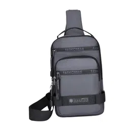 MYADDICTION Men Crossbody Bag Hiking Work Casual Portable Traveling Waterproof Chest Bag Grey | Backpacks, Bags & Briefcases image 5