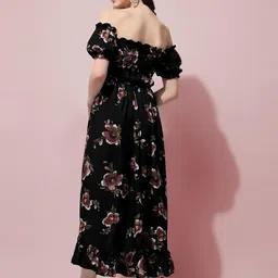 oomph! Women's Crepe A-Line Maxi Dress image 5