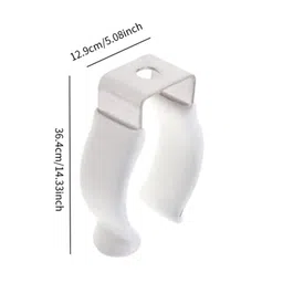 merishopp MERISHOPP®12Pcs T8 Clips Holder Bracket Pipe Clamps Prevent Sagging for LED Light Tube Steel and PVC|Home & Garden | Lighting Parts & Accessories|12x T8 Clips Holder Bracket image 2