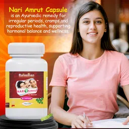 rajasthan aushdhalaya Nari Amrut tonic For Women health - 30 Cap image 2