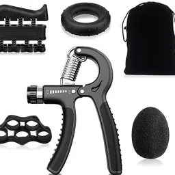 ULTRINA Hand Grip Strength Trainer, Hand Grip Strengthener with Counter, Adjustable Resistance 5 to 60 kg, Non-Slip Gripper, Perfect for Athletes & Hand Exercising image 1