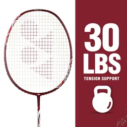 YONEX Graphite Badminton Racquet Astrox Lite 45I 5U G4 (Kurenai), Multicolor, Graphite, Multicolor image 4