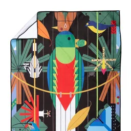habitat Charley Harper Monte Verde Yoga Towel image 2
