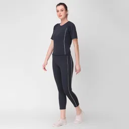 Benzos Women's Body Fitted Gym Running Sports Track Suit | Regular Casual Fit | Track Suit for Girls & Women | Fabric - Polyester Blend image 2