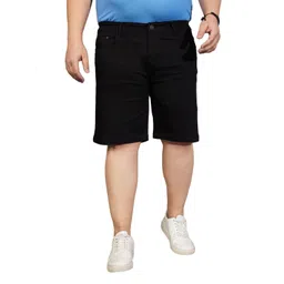 bigbanana Plus Size Men's Regular Fit Solid Shorts image 1