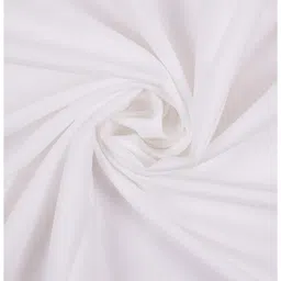 raymond Cotton Shirt Fabric for Men 1.6 Meters (Big Pana) Pattern: Self Design Slub, Color: White image 2