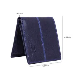 urban forest Jude Blue Leather Wallet for Men image 5
