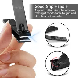 insime Nail Cutter Set - Big & Small Toe Nail Clippers for Men & Women - Stainless Steel image 4