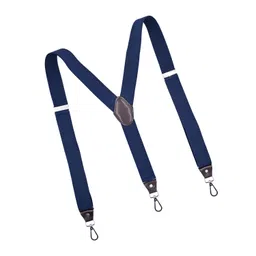 loom tree Fashion Men's Suspenders Pants Adjustable Unisex Adjustable Y Back Blue image 1