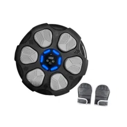 ATORSE Music Boxing Machine Electronic Boxing Wall Target for Karate Fitness Indoor GrayBlack Has Gloves image 3