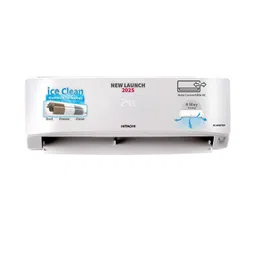 Hitachi 1 Ton Class 5 Star, 4-Way Swing, ice Clean, Xpandable+, Inverter Split AC (100% Copper, Dust Filter - 5400STXL RAS.G512PCBIBT, White) image 1