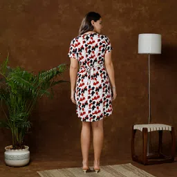 momtobe Women's Rayon Maternity Dress/Pregnancy Dress/Easy Breastfeeding Dress/Western Dress with Zippers for Nursing Pre and Post Pregnancy (Multi) image 4