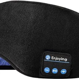 HEDRIX Sleep Headphones Bluetooth Eye Mask 5.0 Wireless Music Light Eye Shades Headband Sport Headsets with Built in Speakers Microphone Washable Soft Eye Blinder for Perfect Sleeping (MULTI) image 1