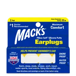 Mack's Pillow Soft Silicone Earplugs image 1
