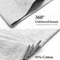 pokarla 4 Pack Women's Cotton Underwear Boxer Shorts Anti Chafing Bike Shorts Boyshorts Panties image 4