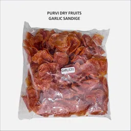 Purvi Dry Fruits Crispy Garlic Sandige | Pack of 2 (200g each) | Mangalore Special Flavorful Crackers | Fritters, Vodis, Made of Rice | For Everyday Dishes, Special Occasions image 2