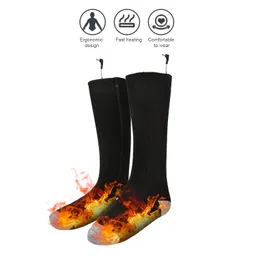 ryap Winter Products Pair Electric Heating Socks Outdoor Rig Skiing Sports Comfortable Warm Cotton Stockings image 4