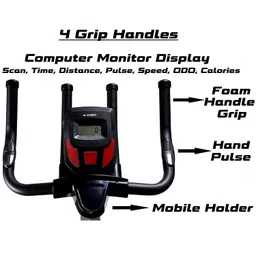 Kobo SB-4 with 13 Kg Fly Wheel Exercise Spin Bike (Imported) image 4