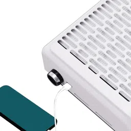 ATORSE® 100W Eletric Nail Dust Cleaner Easy To Use Professional Nails Vacuum Cleaner White image 3