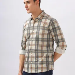 bullmer Trendy Regular Fit Striped Causal Full Sleeve Shirt for Men. image 4