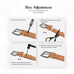 hammonds flycatcher Men's Genuine Leather Belt Wallet Combo with a Ball Pen Cum Stylus, Valentine's Gift for Boyfriend and Husband - Birthday Gift for Boyfriend Unique, Black image 5