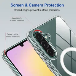 Zapcase Back Case Cover for Samsung Galaxy A36 5G | Compatible for Samsung Galaxy A36 5G Back Case Cover | Scratch-Resistant Back Case Cover | Clear image 4