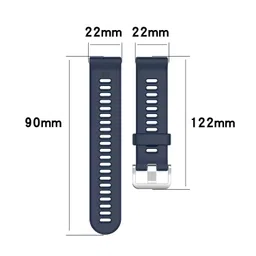 Watch Bands Compatible for Garmin forerunner 955/Forerunner 955 Solar Band Quick Release Wristband Strap Replacement Bracelet for Garmin Forerunner 955/955 Solar/Forerunner 745 Smartwatch (4 Colors A) image 3
