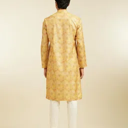 diwas by manyavar Men's Cotton Blend Printed Kurta (1pc) image 5