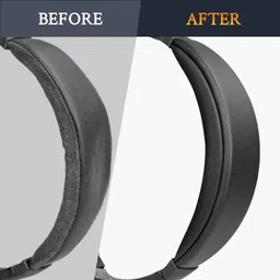 SOULWIT Replacement Headband Pad Kit for Bose QuietComfort 15(QC15)/QuietComfort 2(QC 2) Headphones, Easy DIY Installation - Black image 5
