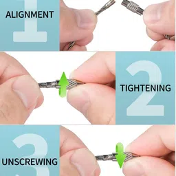 botobalu 12pcs 304 Stainless Steel Wire Keychain, 3 Sizes Chainsteel Wire Strong Toughness Cable Key Ring, 15cm 20cm 25cm Key Organiser, Key Chain For Bike Home (Silver) image 4