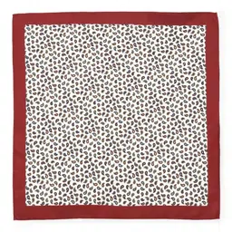 peter england Men's Microfiber Handkerchief (PS32193583_Cream_Free Size) image 3