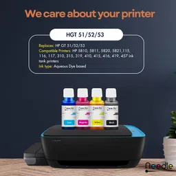 needle ; pin point precision Needle 4x70gms (CMYK Combo) GT51/GT52 Inkjet Ink Compatible with 5810 5811 5820 5821 115 116 117 310 315 319 410 415 416 419 457 Ink Tank Printers image 4