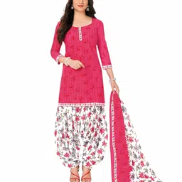 miraan Cotton Printed Readymade Salwar Suit For Women (MIRAANSGPRI920) image 1
