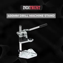 Inditrust 400mm Hand Drill Stand Converter to Bench Press (Black and Silver) image 2