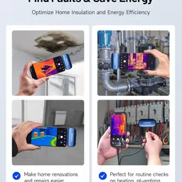 TOPDON TC002C Thermal Imaging Camera for iOS with IR Resolution of 256 x 192px, Temperature Range from -20°C to +550°C, Specially Built for iPhone & iPad (With Type-C Cable, Suitable for iPhone 15 image 2