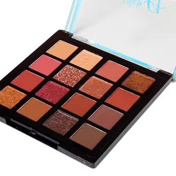 S.F.R. COLOR CS Always Naked Palette 16 color, Nude Neutral Eye Makeup, Blendable, Warm And Cool Nude Pigments, Matte, Shimmer, Glitter, Creamy Smooth (SHADE A) image 1