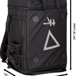a r antiqueraj Grocery Logistic E-Commerce Courier Carriage Delivery Backpack Bag (91 Liters-Black) image 2