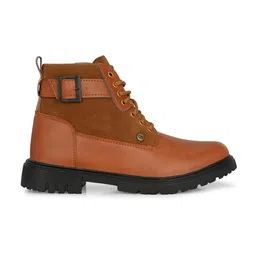 pos planet of shoes POS Moto Jungle Warrior Inspired Mild water proof High top ankle Snow boots for Men image 4