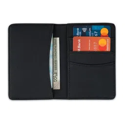 ethik Natura Vegan Leather Wallet for Men 7 Slot Vertical Credit Debit Card Holder Money Wallet (Brown) image 2