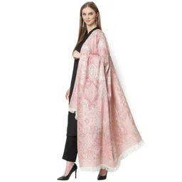 weavers villa Women's Poly Wool Woven Soft Shawls, Wraps [Size: 40" X 80"] image 2