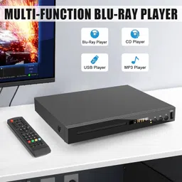 jovell HD Blu Ray DVD Player, Home 1080P Blue Ray Disc Player for TV, Play Region A/1 Blu-Ray Disc & All Region DVD Discs, DVD CD Player with HDMI/AV/Coaxial Output Support USB Flash Drive, Built-in PAL NTSC image 3