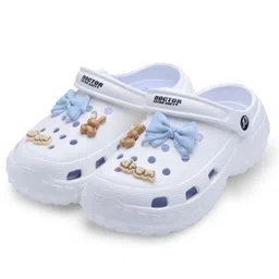 doctor extra soft Women's UltraSoft Charms Clogs/Sandals with Adjustable Back Strap for Adult| Comfortable & Light Weight | Stylish & Anti-Skid |Waterproof & Everyday Use Mules for Girls & Ladies D-522 image 4
