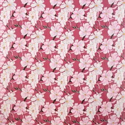 Floral Print Diwan Set, Multi-Color Flower Cushion and Bolster Covers, Pink, 8 Pieces (Purple) image 5