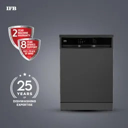IFB 14 Place Settings with DeepClean® Technology Freestanding Dishwasher (Neptune VX14, Inox Grey, 70° Hot Water Wash with Hygienic Steam Drying, Perfect for Indian Utensils) image 5