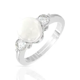 anayra fine silver jewellery ANAYRA 925 Sterling Silver Ring for Women | Trendy Silver Ring for Women | Hallmark Certified Silver Ring | Great Choice for Gifting image 1