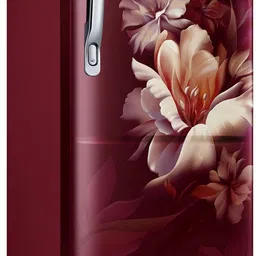 Samsung 183 L, 3 Star, Digital Inverter, Direct-Cool Single Door Refrigerator (RR20D1823RZ/HL, Midnight Blossom Red, Base Stand Drawer) image 3