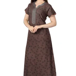 soulemo Women's Printed Nighty (Alpine Slim-Fit) 1634 image 5