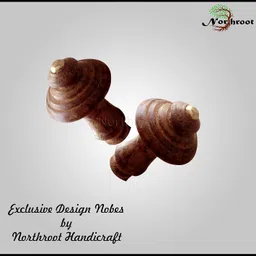 northroot Mens Wooden Slippers Khadau for Temple | Flower Design Khadau | Pooja Articles | Charan Paduka | Khadau For Worship (Standard) image 5